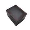 Fábrica en stock al por mayor caja de reloj de cuero PU caja de almacenamiento embalaje de joyería caja de regalo palabra LOGO dorado único