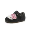 Zapatos de Frijol Birkenstock para Niños 2026 Nuevo Estilo Otoño Versión Coreana para Niñas Lindos de Dibujos Animados Calentitos con Felpa Zapatos de Algodón Versátiles