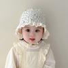 Sombrero de Estilo Corte para Bebé para Primavera y Otoño, Elegante Sombrero de Princesa de Ala Ancha, Sombrero Versátil para Bebé con Protección para Orejas, Sombrero de Sol y Cortavientos
