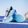 Zapatos Infantiles Transfronterizos con Hebilla Giratoria Zapatillas Modelo Nuevo Primavera 2026 Zapatos Ligeros para Correr de Niños Zapatos de Baloncesto de Suela Suave para Niños