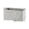 Weilu Creativo Nórdico Rectangular Imitación Piedra Transpirable Rábano Verde Suculenta Phalaenopsis Espárrago Bambú Cemento Maceta Grande Venta al por Mayor