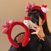 Faixa de Cabelo de Pelúcia para Lavar o Rosto e Maquiagem, Orelhas de Gato e Urso Fofas de Desenho Animado, Acessórios de Cabelo Femininos de Desenho Animado com Estampa de Leopardo, Novos Acessórios de Cabeça