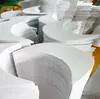 Máscara de protección solar borde de espuma EVA blanco engrosado endurecido accesorios de borde para ropa de protección solar lengüeta de gorra de sol
