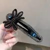 Pinza para el Cabello Perezosa de Lujo Ligero con Pedrería, Pasador de Gama Alta para Mujeres con Cabello Fino, Nuevo Accesorio para el Cabello de Pinza de Pato