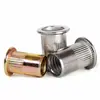 Tuercas Remachables de Acero Inoxidable 304, Tapacubos Remachables de Cabeza Plana de Aluminio, Tuercas Remachables Galvanizadas M3-M10, Remache para Agujero Ciego