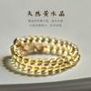 Pulsera de Cristal Amarillo Natural para Mujer, Pulsera de Cristal de Titanio Pixiu, Cristal para el Cabello, Regalo de Xia Yuan para Novia