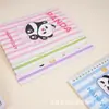 Cuaderno de Hojas Sueltas de Panda Lindo Creativo Dibujo Animado Alto Valor A5 con Rayas Diario Estudiante Cuaderno Espiral Papelería