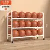 Estante de Almacenamiento para Baloncesto Escuela Jardín de Infancia Estante para Baloncesto Móvil Estante para Balones de Exterior Baloncesto Voleibol Fútbol Estante de Almacenamiento para Baloncesto