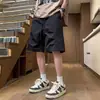 Nuevos Shorts Cargo Rectos de Color Sólido Sueltos de Verano con Cordón, Shorts Deportivos Casuales Finos