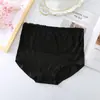 Roupa íntima feminina oversized transfronteiriça 6XL vestível 300kg respirável renda calcinha cintura alta alargamento para engordar comércio exterior