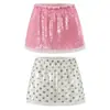 Atacado de Fábrica de Roupas Femininas Transfronteiriça 2026 Estilo Europeu e Americano Casual Simples Ajustada Patchwork de Lantejoulas Saia de Cintura Alta