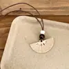 El Solsticio de Verano Aún No Ha Llegado_Collar Tejido Bohemio para Mujer, Colgante Largo Estilo Vacacional, Accesorio Versátil para el Día a Día con Cordón