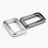 Accesorios de ropa DIY, hebilla cuadrada de metal, herrajes para bolsos, hebilla rectangular para mochila, hebilla ajustable, aleación de zinc, fundición a presión