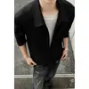Novedad Otoño 2026 Estilo Hong Kong Talla Grande Camiseta de Manga Larga Falsa de Dos Piezas M-5X HT26786-TeP34