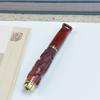 Sándalo Rojo Rama Ácida Roja Tuya Filtro Doble Cigarrillo Madera de Secoya Solapa de Cigarrillo Madera Maciza Tallado Dragón Limpiable Doble Uso