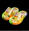 Moda de Celebridades de Internet Zapatillas Luminosas para Niños Zapatos de Cristal de Fresa Luces Brillantes Sandalias Brillantes para Niñas