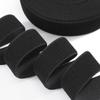 Venta al por mayor de fábrica de bandas elásticas de velcro de nailon elástico sin agarre de color
