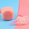 Chupeta com Corrente Anti-Queda, Silicone de Grau Alimentício, Uso Diurno e Noturno, Anti-Cólica, para Sono do Bebê, Sono Diurno e Noturno
