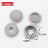 Tampa de parafuso autoperfurante de peça única Tampa de plástico para parafuso Cobertura decorativa Ferragens para móveis Embelezamento Cobertura protetora decorativa