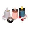 Portapalillos de Lujo Ligero para Uso Doméstico, Contenedor Creativo Personalizado para Palillos, Bote para Palillos, Cubo para Palillos, Caja para Hilo Dental, Caja de Almacenamiento para Bastoncillos de Algodón