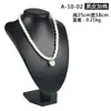 Soporte de exhibición de terciopelo para collares con vista al mar, maniquí de cuello para joyería, soporte para colgantes, mostrador de cuello de maniquí, accesorios de exhibición de joyería