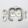 Aço Inoxidável 304 Maçaneta de Fechadura para Porta Corta-Fogo Porta Purificada Maçaneta de Acesso para Porta Dupla Acessórios de Fechadura para Porta Interna Padrão Europeu