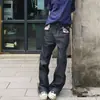 Jeans Retro Americanos para Hombre, Primavera y Otoño, Corte Limpio, Marca de Moda, Pierna Ancha Holgada, Ins, Moda Urbana, Rectos, Largos