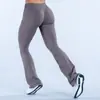 Nylon totalmente fosco best-seller transfronteiriço: calças pantalona de cintura baixa, justas, que levantam o bumbum, calças normais, roupas fitness e de yoga sem costura atacado