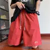 Pájaro Carpintero Shorts de Seda de Hielo para Exteriores de Secado Rápido para Hombre Verano Delgados Deportivos Transpirables Sueltos Pantalones de Playa Pantalones Casuales