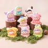 Sanrio cabeça torta bebê diy resina acessórios enfeites moda brincar saco surpresa adorável joia pingente chaveiro atacado