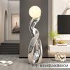 Figura artística adornos de piso regalo de inauguración de casa lámpara escultura abstracta decoraciones de bienvenida para lobby de hotel de alto nivel