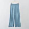 Pantalones casuales de moda para mujer, pantalones finos de verano para estar en casa, pantalones de pijama de talla grande, pantalones de pierna ancha, pantalones rectos adelgazantes