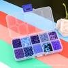 Set de 10 Colores de Lentejuelas Perla para Manualidades Caja Alta Calidad Bordado Francés Hecho a Mano DIY 20 Colores