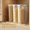 Caja de Almacenamiento para Fideos de Cocina, Contenedor Transparente de Grado Alimenticio para Almacenar Fideos Largos Colgantes con Apertura Medidora, Frasco Sellado para Almacenar Granos y Cereales