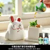 Coelho Vermelho de Desenho Animado Difusor de Pedra de Aromaterapia Sem Chama Óleo Essencial Quarto Casa Decoração de Mesa Criativa Nicho Decoração de Alto Padrão