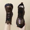 Botines Nuevos Estilo Otoño e Invierno 2026 para Mujer, Botines Ajustados, Estilo Británico, con Cremallera Trasera, Forro de Felpa, Cálidos, Suela Gruesa, Botas Martin