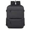 Mochila Nueva para Exteriores Transfronteriza para Hombres y Mujeres, Gran Capacidad, Color Sólido, para Viajes de Negocios y Uso Diario, con Compartimento para Zapatos, Mochila Ligera de Viaje