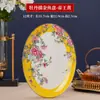 Piezas Individuales de Bol de Arroz, Plato y Plato de Cerámica Esmaltada de Jingdezhen, Alto Valor Estético, Nuevo Estilo Chino, Tazones y Platos de Cerámica para el Hogar