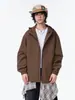 Chaqueta con capucha de estilo americano para hombre, de color liso, para primavera y otoño, de alta calle, para deportes al aire libre, moderna, para adolescentes