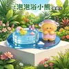 Pegatinas Divertidas Apilables con Relieve 3D Decoración Linda para Niños Ballena Rosa Hamburguesa Gato Adornos Pequeños Hechos a Mano DIY