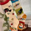 Calcetines a Media Pantorrilla para Estudiantes, Versátiles para Otoño e Invierno, Estilo Ins de Moda, Lindos Calcetines Originales de Dibujos Animados para Mujeres, Fábrica Simple de Pingüinos Pequeños