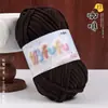 Ovillo de hilo de hielo fino, terciopelo dorado, muñecas tejidas a mano, suéteres DIY, pantuflas de ganchillo, cojines, bufandas de punto, ovillo de hilo suave