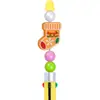 Accesorios decorativos de bolígrafo de Navidad transfronterizos, llavero de cuentas tridimensional de goma suave de PVC, accesorios pequeños de cuentas para bolígrafo de doble cara