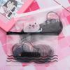Banda de goma para el cabello en caja, tocado pequeño, estilo fresco, Mori Girl, cuerda de alta elasticidad para el cabello para mujeres adultas, banda de base para el cabello.