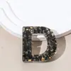 Chaveiro de Letra Pedra Preta Acessórios Resina Cristal Cola Joias DIY Acessórios Pingente de Bolsa Presente para Mulheres