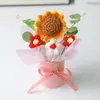 Flores de Hilo Tejido, Flores Artificiales, Pequeños Ramos, Flores Pomposas, Flores Falsas, Ramos Hechos a Mano, Fabricantes, Venta al Por Mayor Transfronteriza, Recuerdos, Regalos