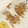 Material para joias faça você mesmo 6 mm Bronze Pequenos sinos Fazendo acessórios de tecelagem Estilo retrô Tecelagem para mulheres trabalhadoras