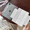 Patrón Simple de Estrellas y Puntos para Funda Protectora de Tableta iPad 10ª/11ª Generación air4/5/6 con Ranura para Lápiz Pro12.9