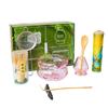 Juego de Té Matcha de Vidrio Transfronterizo con Caja de Color Batidor de Matcha Tazón de Matcha Soporte para Batidor de Matcha Cucharita de Té Juego Completo