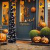 Decoración de Árbol de Navidad Plegable Retráctil Fantasma Negro Árbol de Todos los Santos Rubia para Fiesta de Halloween Transfronteriza